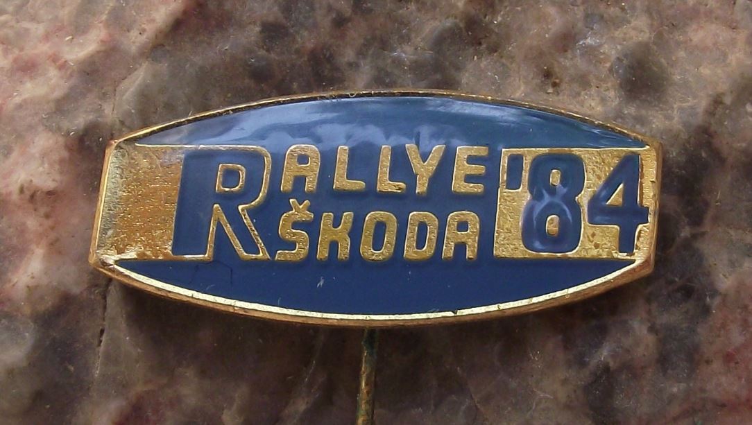 1984 Skoda Bohemia Rallye Rally Car Race Motorsport Czech Motor Racing Pin Badge - Badgecrazy