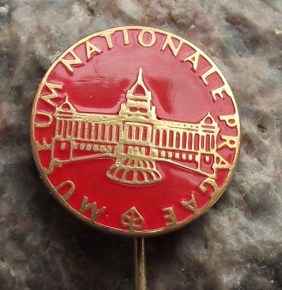 Antique Czech National Museum Narodni Museum Tourist Souvenier Pin Badge - Badgecrazy
