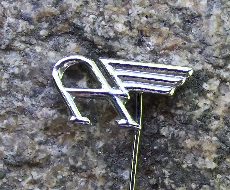 Antique Vintage Austin Motor Company Winged Flying Letter A Car Logo Pin Badge - Badgecrazy