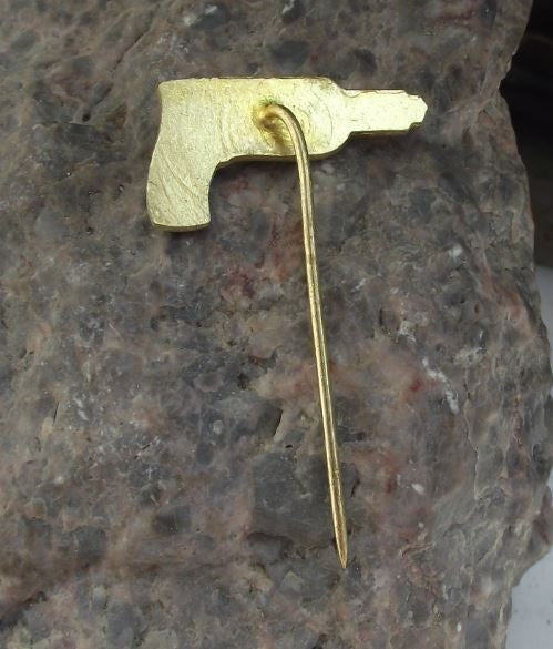Vintage AEG Allgemeine Elektricitats Gesellschaft Electric Power Drill Pin Badge - Badgecrazy