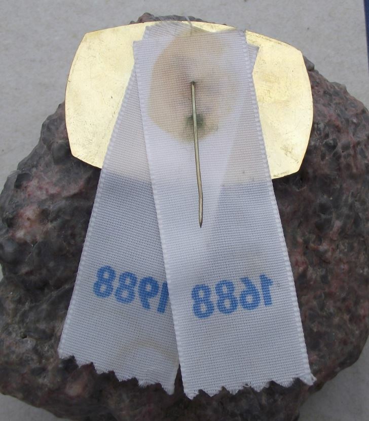 1988 Gymnazium Mlada Boleslav 300th Anniversary 1688 School Ribbon Pin Badge - Badgecrazy
