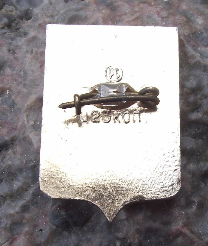 Antique Russian Empire Goltva Kiev Region Coat of Arms Heraldic Crest Pin Badge - Badgecrazy