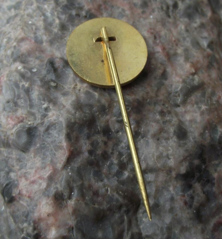Vintage Czech Civil Defense Defence Worker CO Svazarm Zvazarm Cold War Pin Badge - Badgecrazy