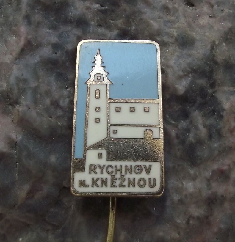 Rychnov nad Kneznou Reichenau an der Knieschna Castle Travel Souvenier Pin Badge - Badgecrazy