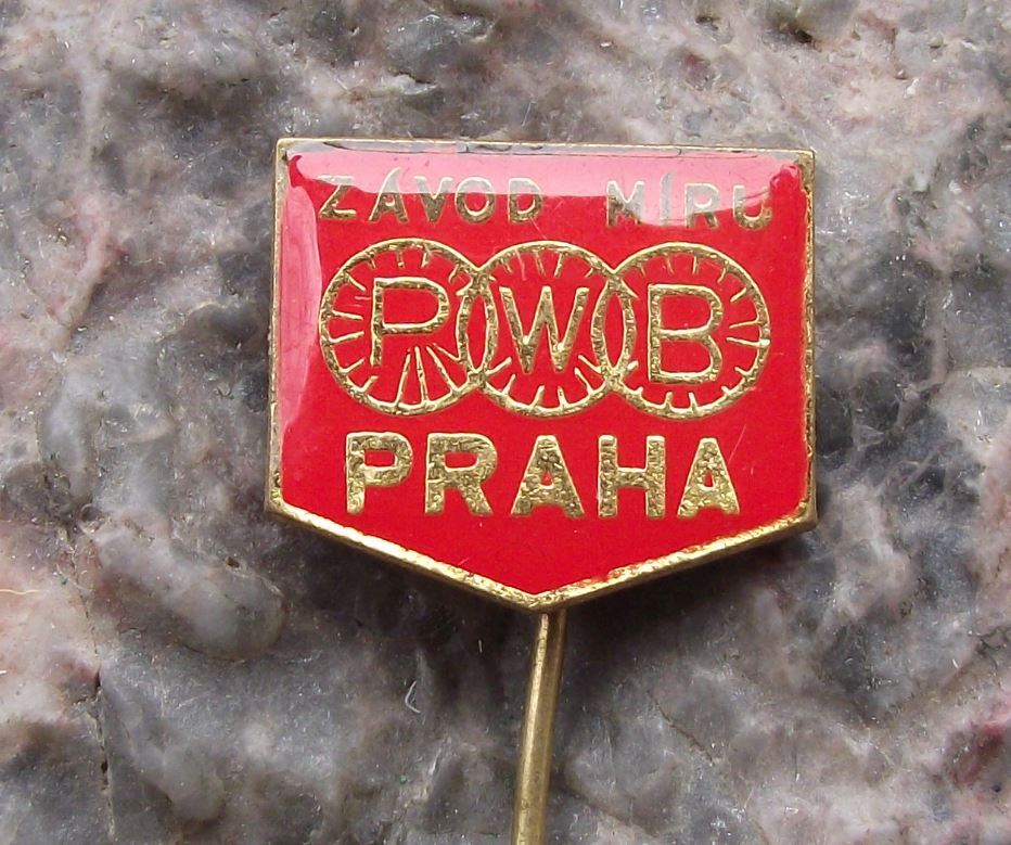 Antique WBP Prague World Cycling Championships Tour Peace Race PWB Pin Badge - Badgecrazy