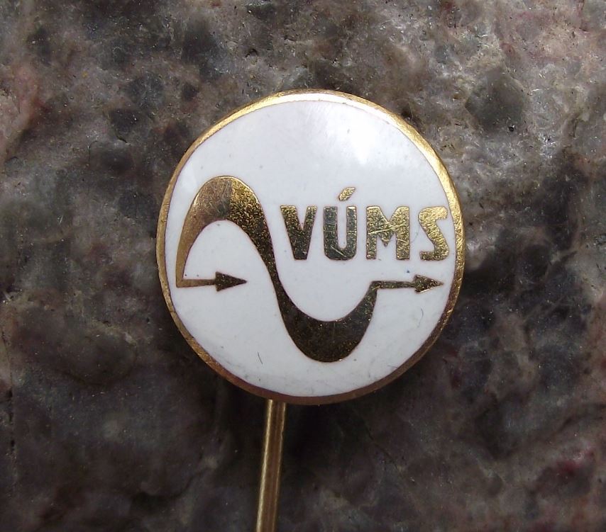 1960s VUMS Mathematical Machines Research Institute Czechoslovakia Pin Badge - Badgecrazy