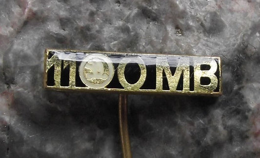 1967 Vintage Skoda Auto Model 1100 MB Mlada Boleslav Car Advertising Pin Badge - Badgecrazy