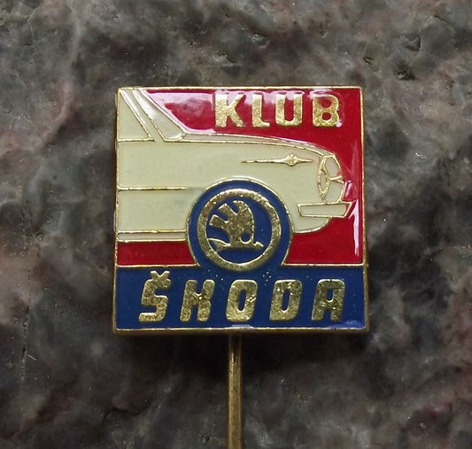 Antique Skoda Klub Classic Model 1000MB Czech Car Club Motor Vehicle Pin Badge - Badgecrazy