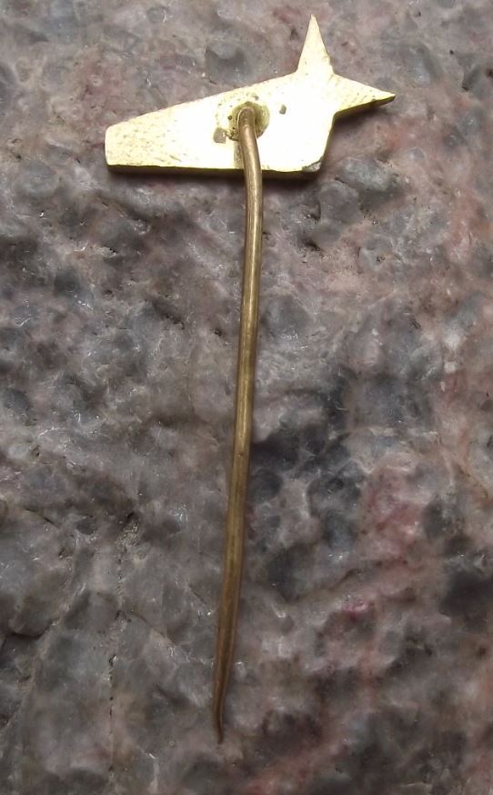 Antique Orion Star Czech Chocolate Bar Sweet Confectioner Company Pin Badge - Badgecrazy