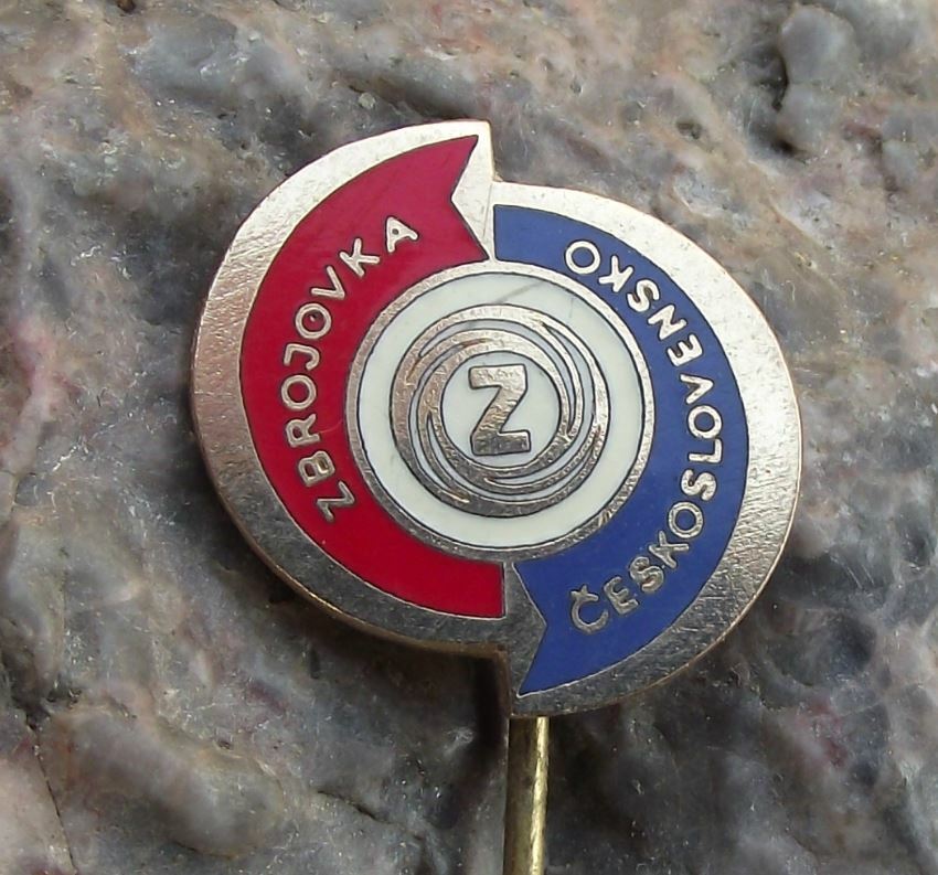 Antique Cz Czechoslovak Czech Weapons Rifle Factory Czechoslovakia Gun Pin Badge - Badgecrazy