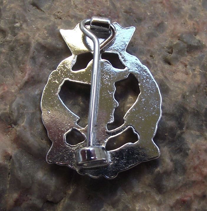 Antique Royal Navy Association RNA Anchor Crown Military Service Pin Badge - Badgecrazy