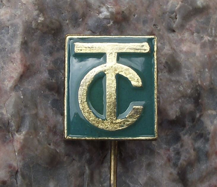 Vintage SKL TC Technocommerz GmbH Germany German Engineering Company Pin Badge - Badgecrazy