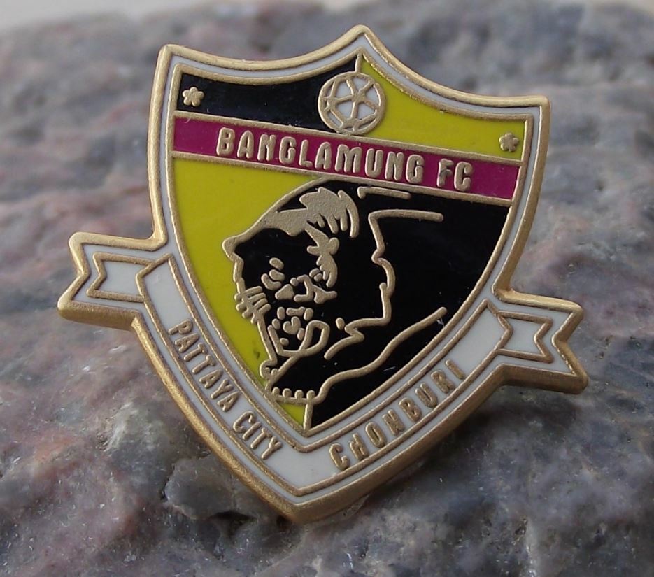 Rare Banglamung Football Club Thailand Thai Black Panther Soccer Tie Pin Badge - Badgecrazy