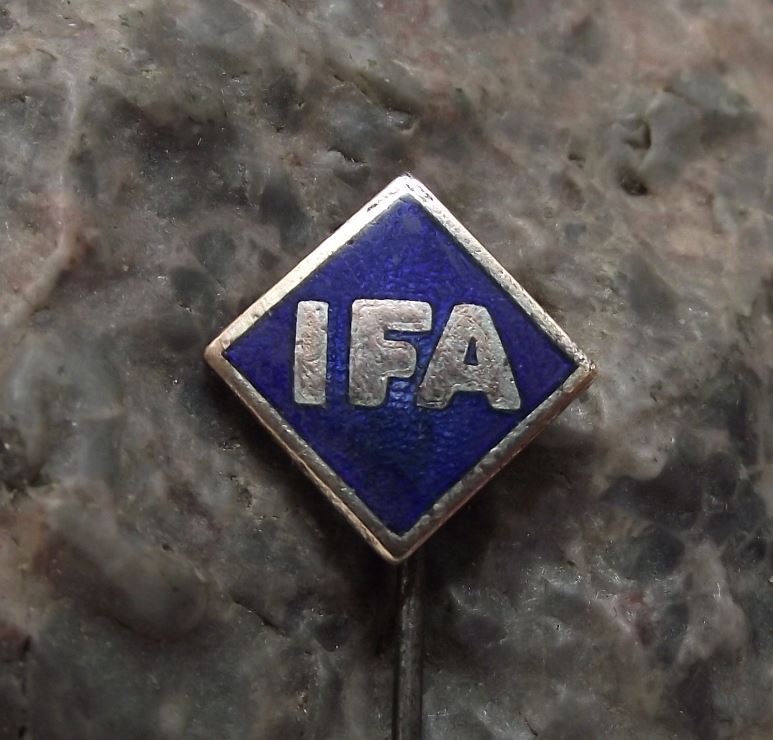 Antique IFA Industrieverband Fahrzeugbau East German Automotive Firm Pin Badge - Badgecrazy
