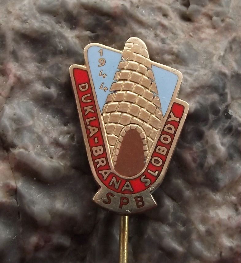 Vintage Dukla Pass Battle Memorial Czech Army 1st Division WW2 SPB Pin Badge - Badgecrazy
