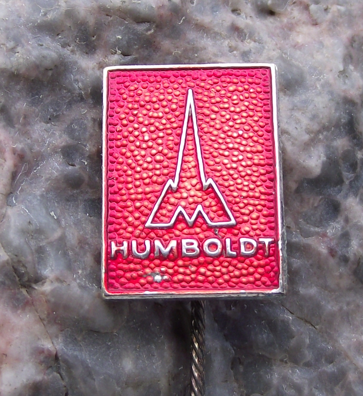 Vintage East German Humboldt Deutz AG Engine Motor Engineering Firm Pin Badge - Badgecrazy