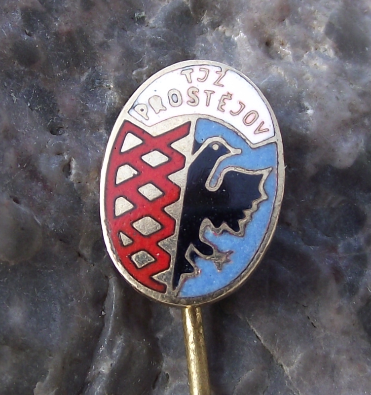 Antique TJ Zelezarny TJZ Prostejov Czech Football Soccer Club Fan Pin Badge - Badgecrazy