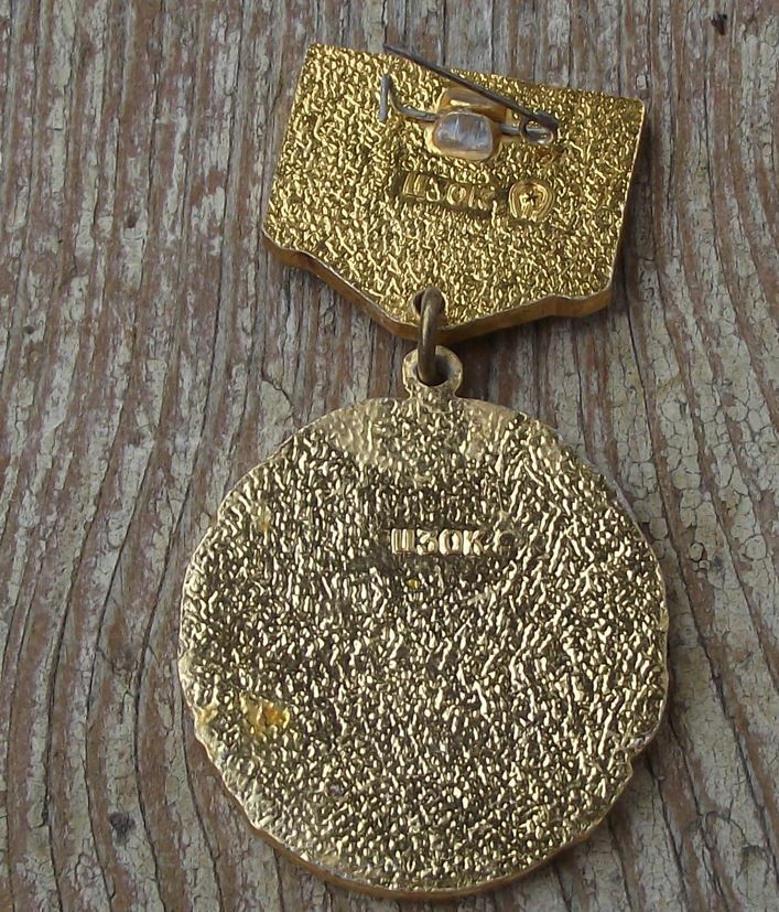 1982 Soviet Union Russian Civil War 60th Anniversary Russia Icon Pin Badge - Badgecrazy