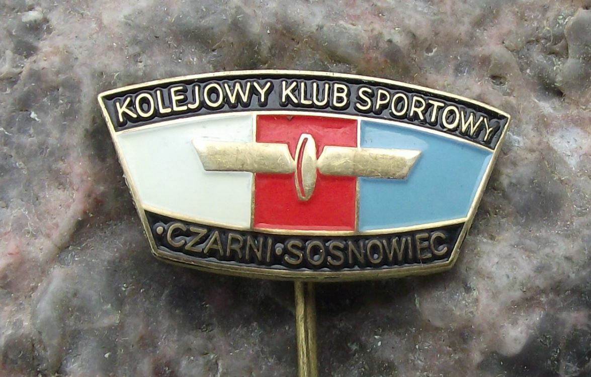Antique KKS Czarni Sosnowiec Poland Polish Sports Club Team Crest Pin Badge - Badgecrazy