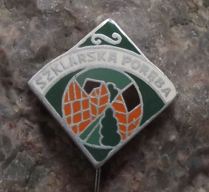 Szklarska Poreba Polish Poland Heraldic Crest Shield Coat of Arms Pin Badge - Badgecrazy
