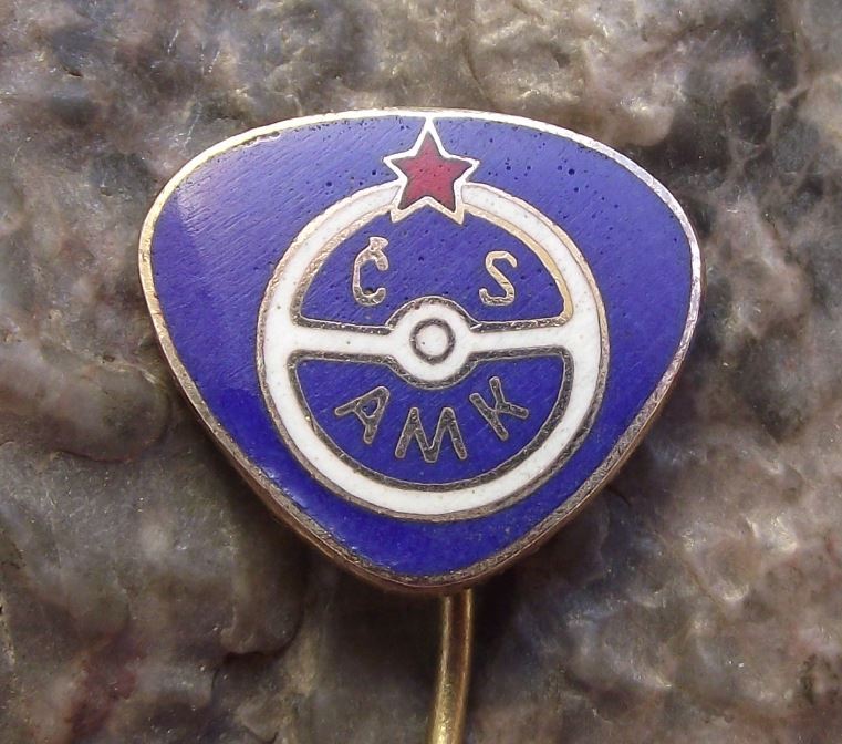 Czechoslovakia CS AMK Automotoklub AAA Association Car Club Members Pin Badge - Badgecrazy
