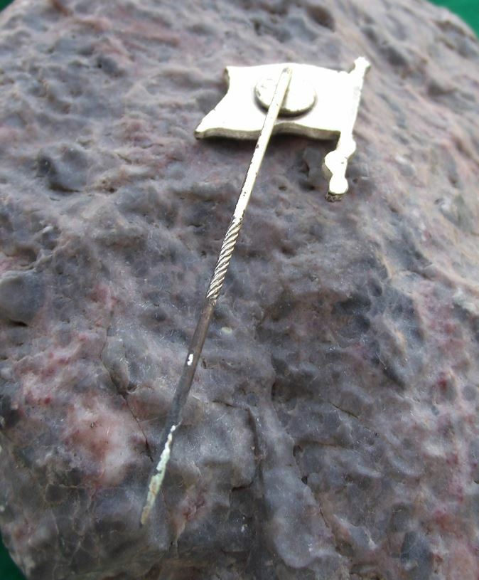 Vintage Gebruder Sucker GmbH German Engineering Company Germany Flag Pin Badge - Badgecrazy