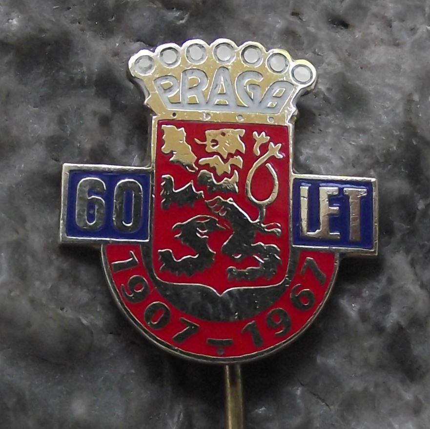 1967 Praga Czech Car Bus & Truck Panzer Tank Firm 60th Anniversary Pin Badge - Badgecrazy