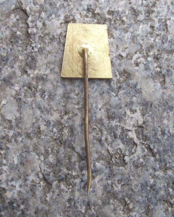 Antique Lipno Lake Dam Boat Ship Czech Tourist Holiday Destination Pin Badge - Badgecrazy