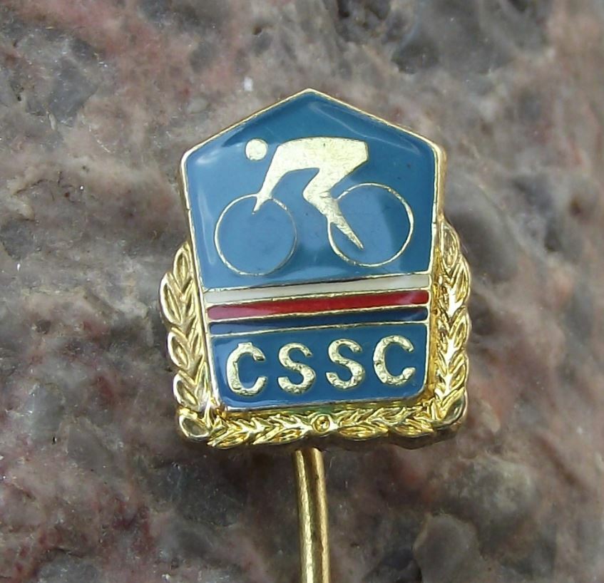 CSSC Czechoslovakia CSSR Cycling Club Association Bicycle Members Pin Badge - Badgecrazy