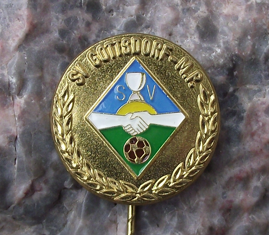 Vintage SV Sports Club Gottsdorf M.P. Marbach Persenbeug Football Pin Badge - Badgecrazy