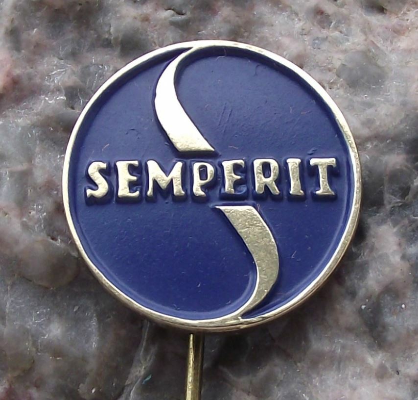 Vintage Semperit Racing Tyres Tires Company S Logo Advertising Pin Badge - Badgecrazy