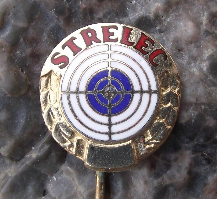 Czechoslovakia Military Reserve Gun Shooting Marksman Sniper Fine Shot Pin Badge - Badgecrazy