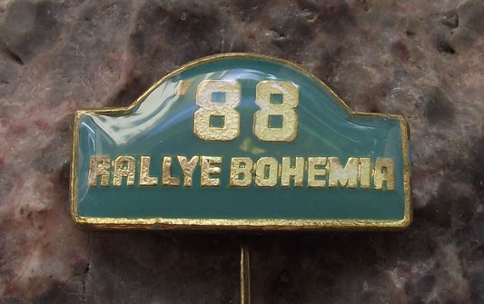 1988 Skoda Bohemia Rallye Rally Car Race Motorsport Czech Motor Racing Pin Badge - Badgecrazy