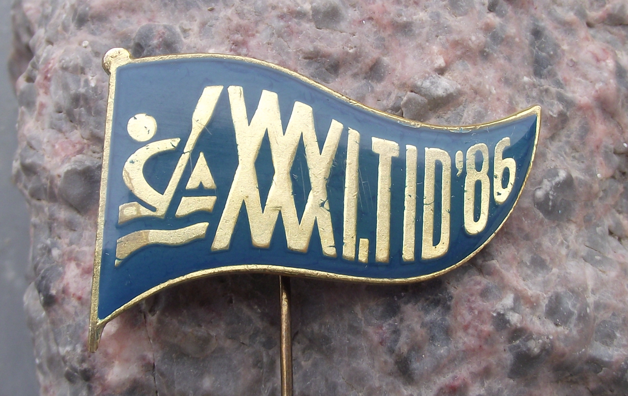 1986 Tour International Danubien 33rd TID Danube Canoe Event Germany Pin Badge - Badgecrazy