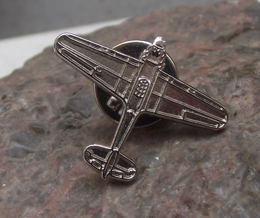 Hawker Hurricane WW2 Battle of British RAF Fighter Aircraft Plane Tie Pin Badge - Badgecrazy