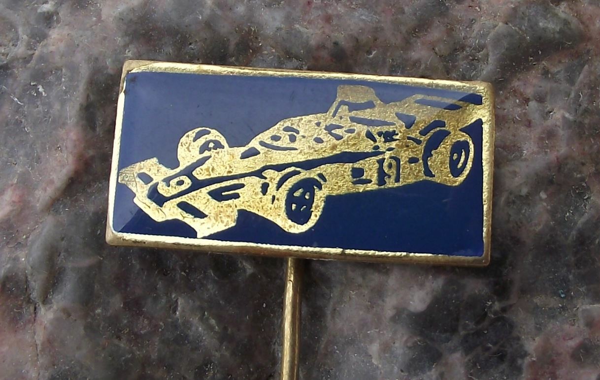 Antique Number 9 Formula 1 One Grand Prix Track Racing Car Pin Badge - Badgecrazy