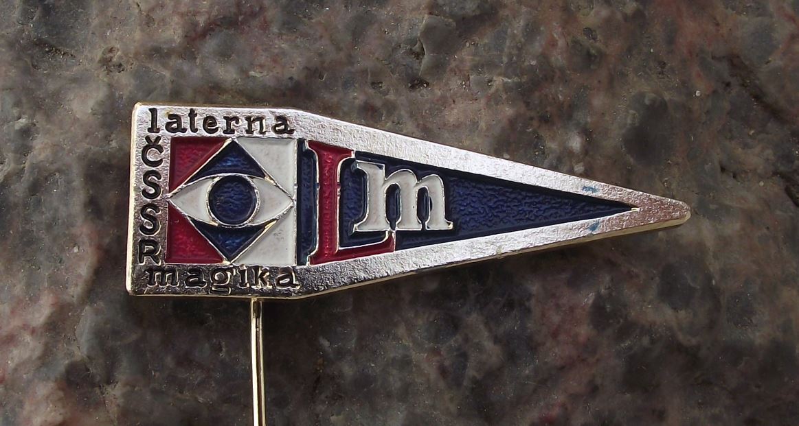 Vintage Laterna Magika Magic Lantern Czechoslovakia Expo 58 Theatre Pin Badge - Badgecrazy