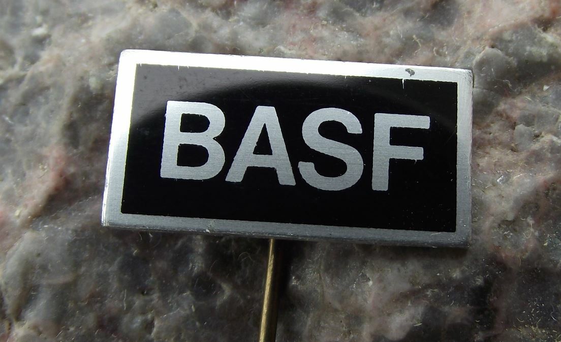 BASF German Vintage Computer Mainframe Consumer Electronics Technology Pin Badge - Badgecrazy