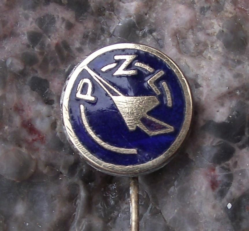 Vintage PZL Poland Polish State Aircraft Factory Manufacturer Aviation Pin Badge - Badgecrazy