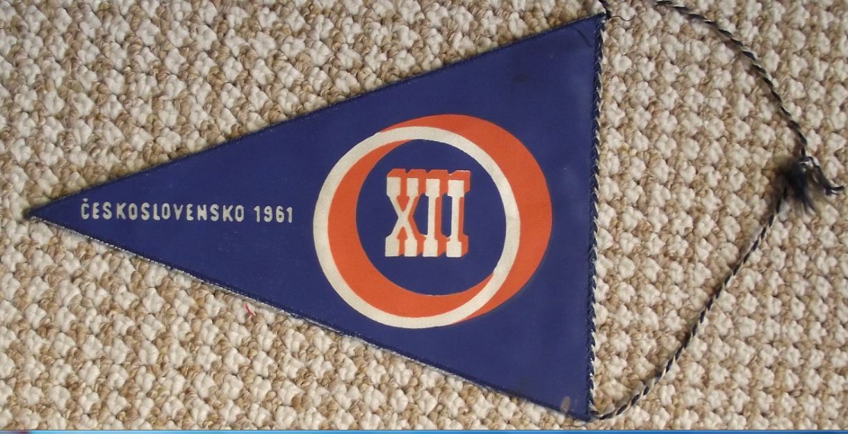 1961 Film Movie Workers Employees & Technichians 12th XII Festival Pennant Flag - Badgecrazy