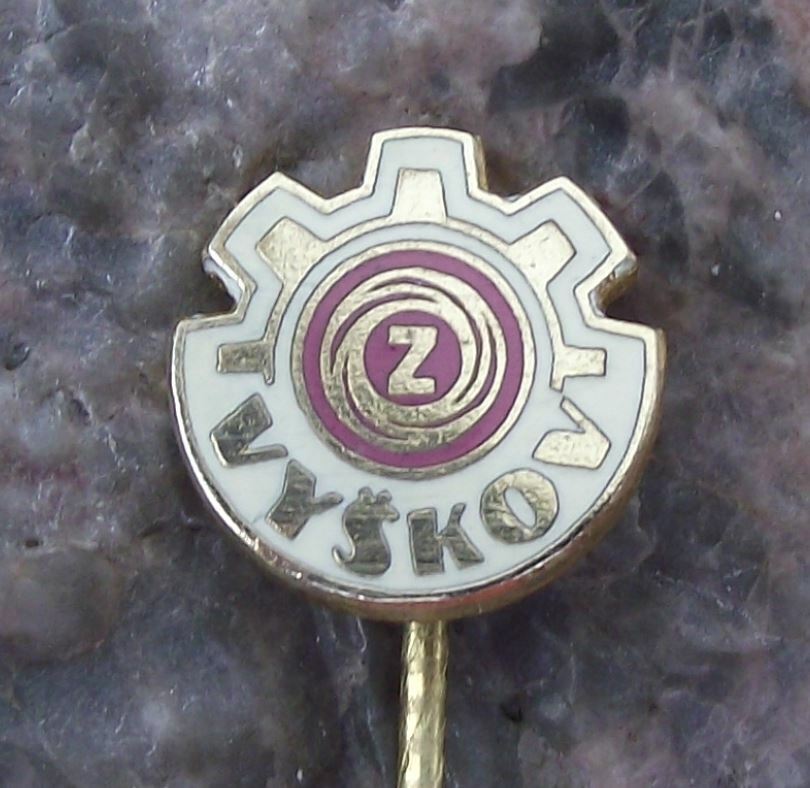 Vintage Ceska Zbrojovka Czech Guns CZ Weapons Vyskov Factory Pin Badge - Badgecrazy
