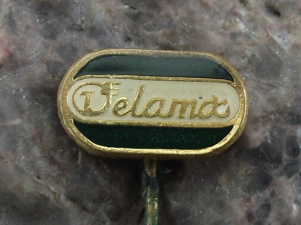 Antique Velamos Bicycle & Motorbike Works Cycle Bike Advertising Logo Pin Badge - Badgecrazy