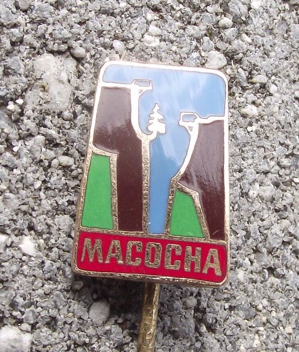 Macocha Gorge Abyss Sink hole Moravian Karst Cave System Caving Pin Badge - Badgecrazy