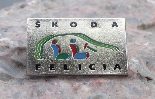 Vintage Skoda Felicia Family Car Czech Vehicle VW Auto Advertising Pin Badge - Badgecrazy