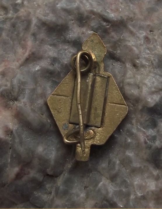 Antique Soviet Union Rusian Flaming Torch VI Number 6 or VI Lenin Pin Badge - Badgecrazy