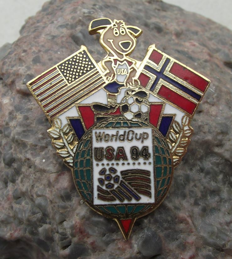 1994 Fifa World Cup USA 94 United States Soccer Football Norway Match Pin Badge - Badgecrazy