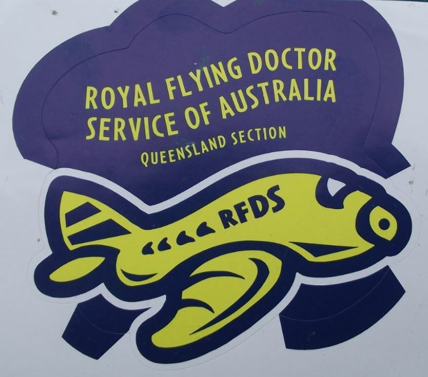 RFDS Royal Flying Doctor Service Australia Queensland Section Sticker Decal - Badgecrazy