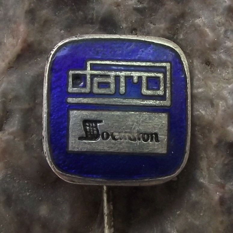 Daro Soemtron Vintage East German DDR GDR Printing Calculators Firm Pin Badge - Badgecrazy
