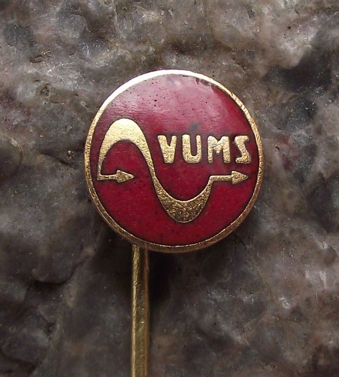 1960s VUMS Mathematical Machines Research Institute Czechoslovakia Pin Badge - Badgecrazy
