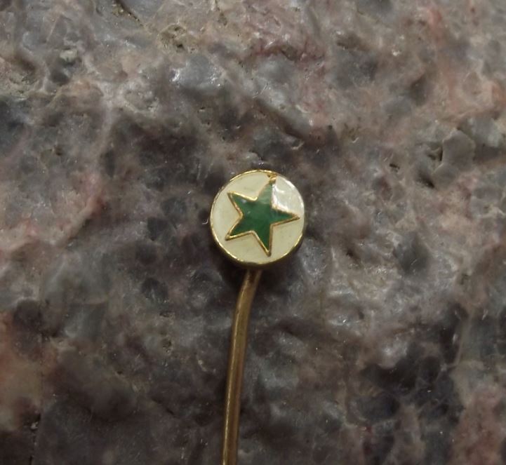 Discrete Esperanto Language Association Green Star Club Members Pin Badge - Badgecrazy